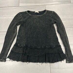 Altar’d State Long Sleeve Vintage Wash Top